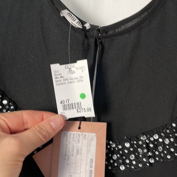 Miu Miu Sleeveless Blouse - Picture 8 of 8